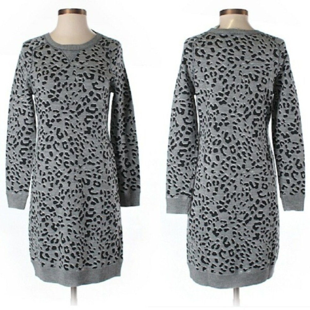 LOFT Leopard Sweater Dress✨